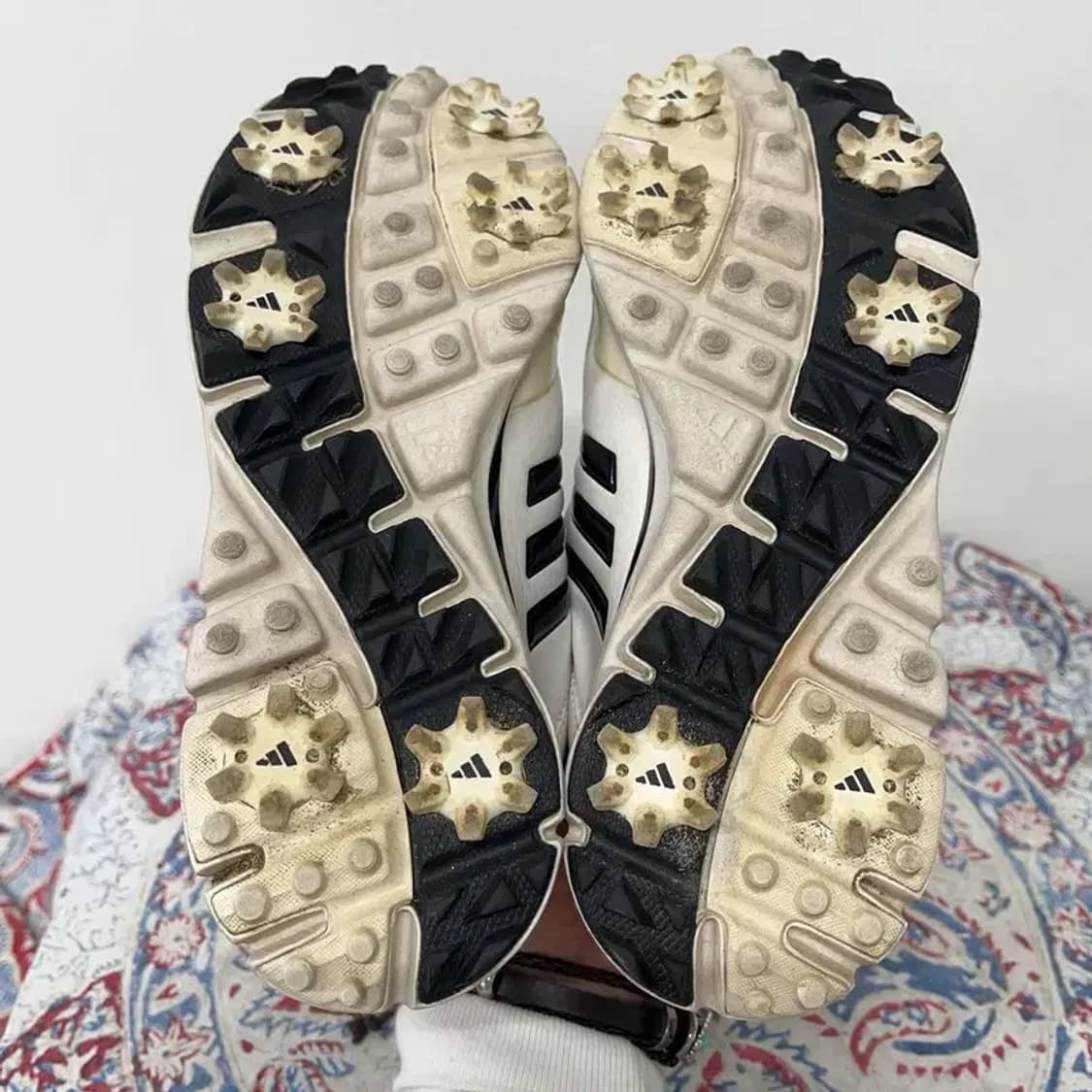 아디다스 우먼스 화이트 보아캡 골프화 운동화 230 E00317 상품이미지4