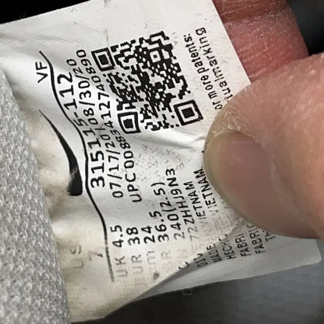 나이키 에어포스 1 로우 화이트 올백 스니커즈 240 E00321 상품이미지5