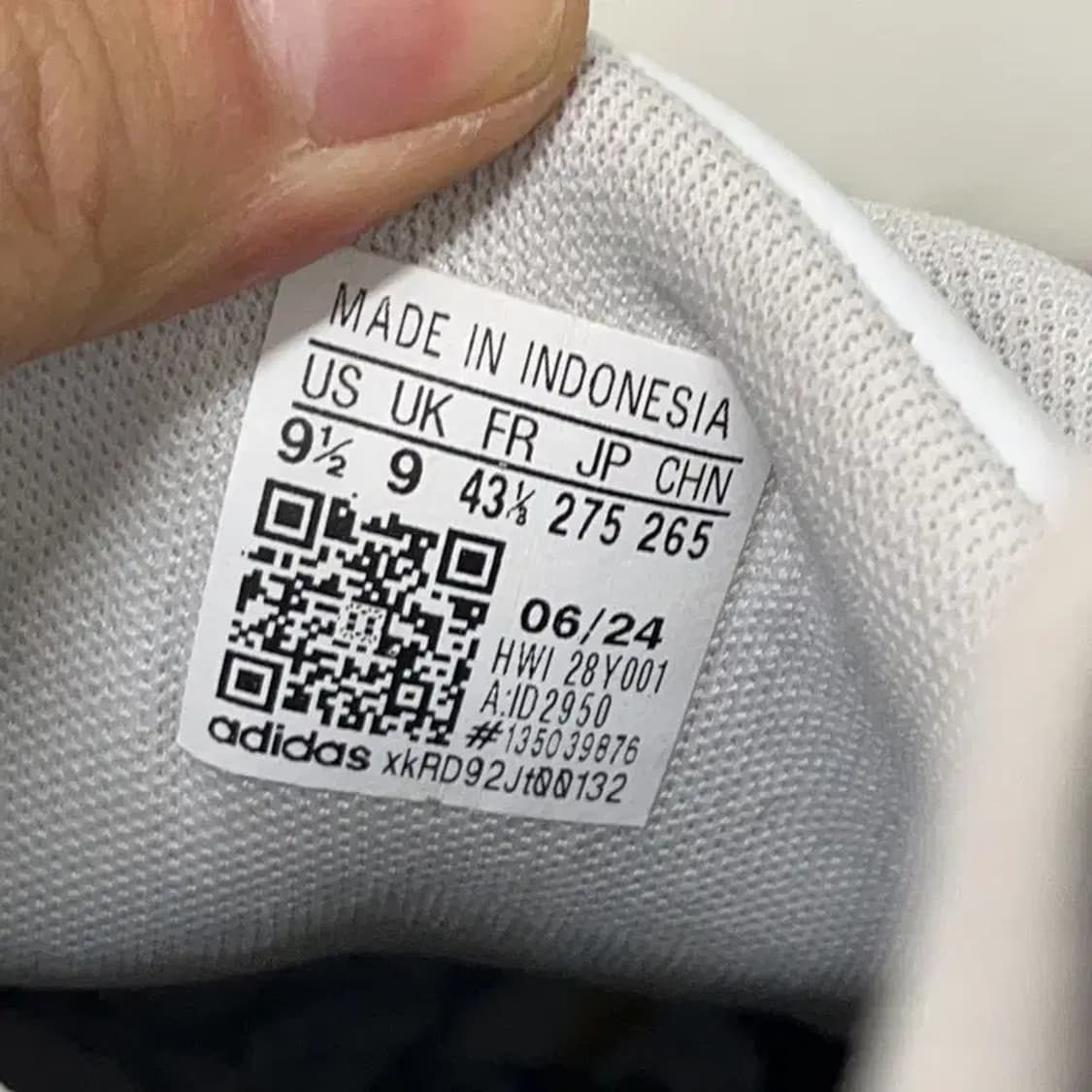 아디다스 그랜드 코트 2.0 스니커즈 운동화 275 E00324 상품이미지5