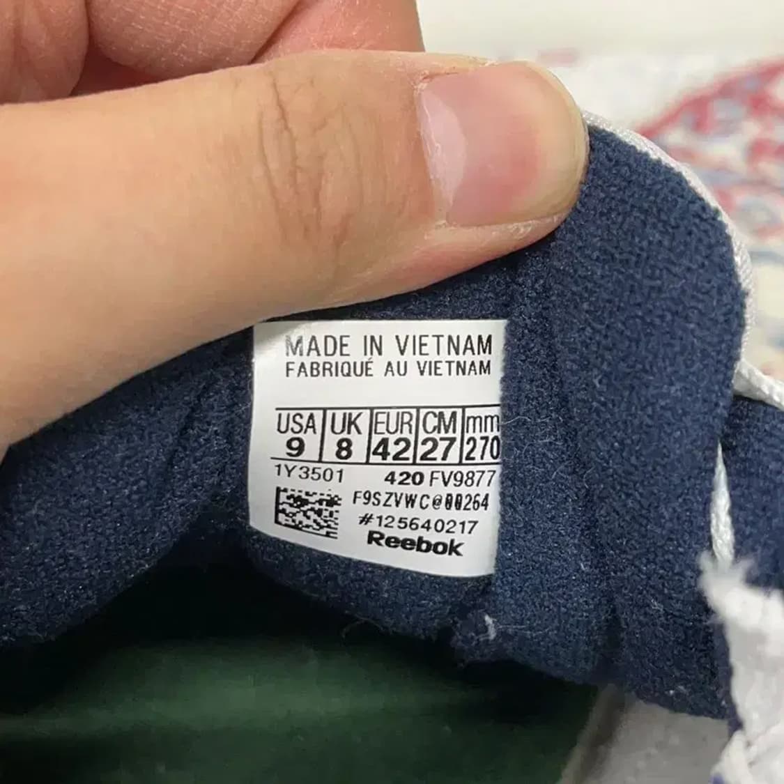 리복 클럽 C 리벤지 스니커즈 운동화 270 E00337 상품이미지5