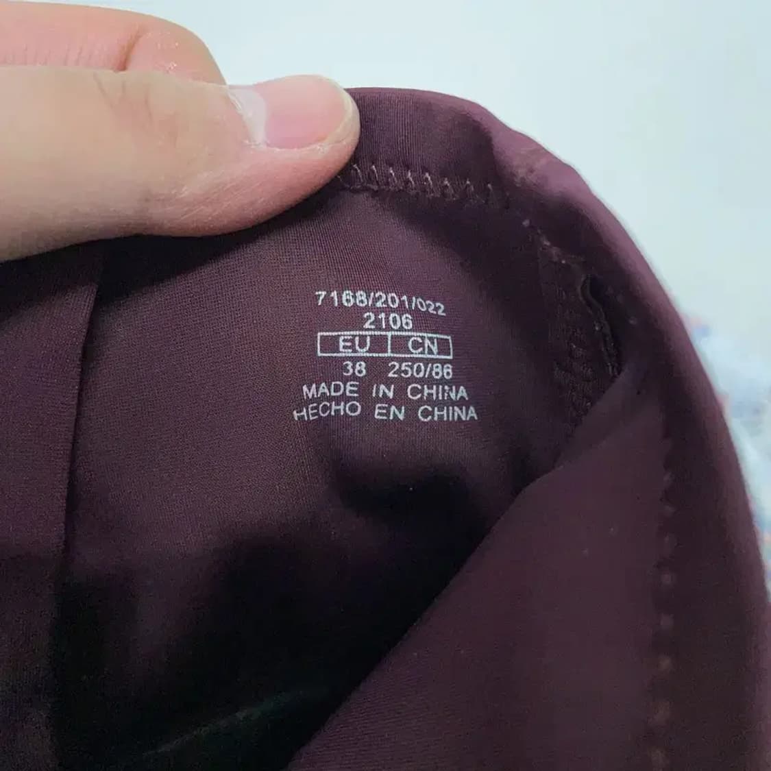 자라 ZARA 버건디 삭스 부츠 250 E00360 상품이미지5