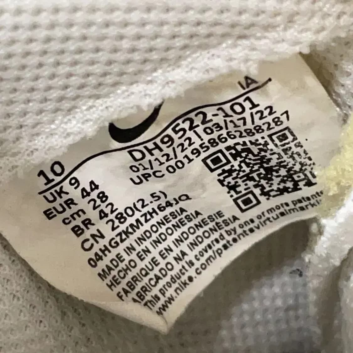 나이키 와플 데뷰 스니커즈 운동화 280 E00348 상품이미지5