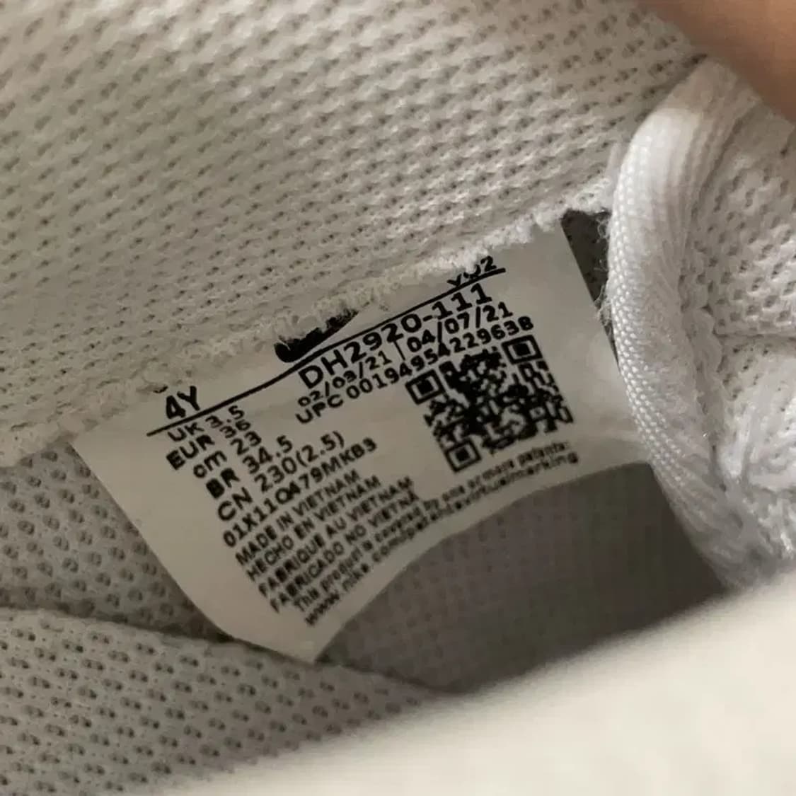 나이키 에어포스 1 LE 스니커즈 운동화 230 E00350 상품이미지5