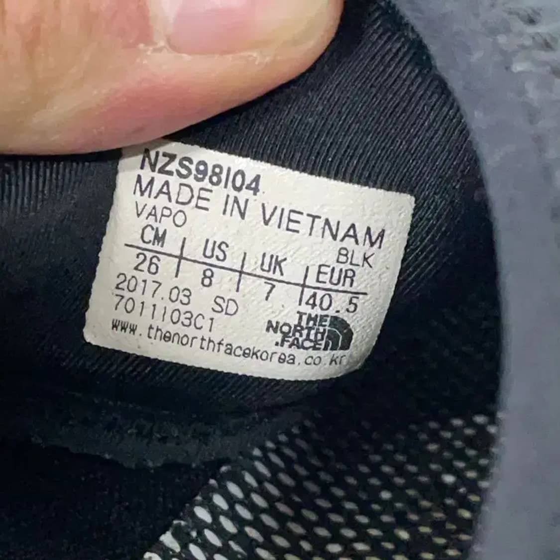 노스페이스 베이포 아쿠아 슈즈 슬립온 260 E00351 상품이미지5