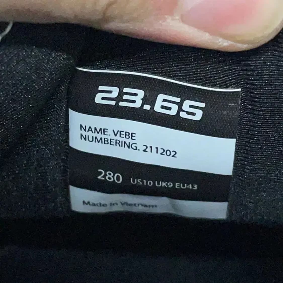 23.65 VEBE 스니커즈 운동화 280 E00356 상품이미지5