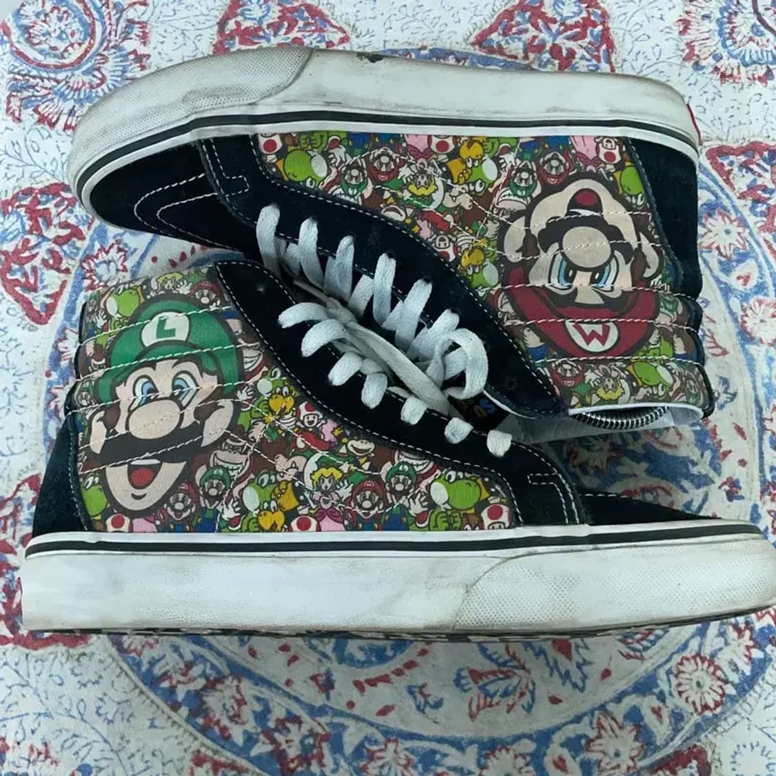 반스 슈퍼마리오 스니커즈 운동화 240 E00369 상품이미지3