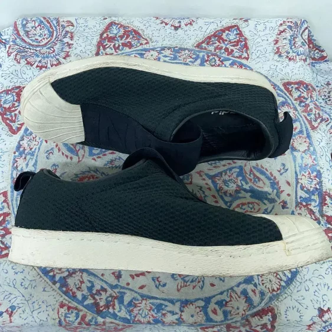 아디다스 슈퍼스타 블랙 슬립온 신발 250 E00370 상품이미지3