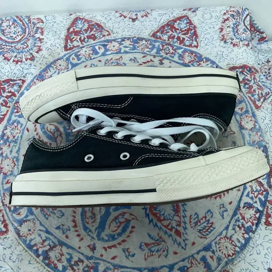 컨버스 척 70 클래식 로우 스니커즈 신발 240 E00373 상품이미지3