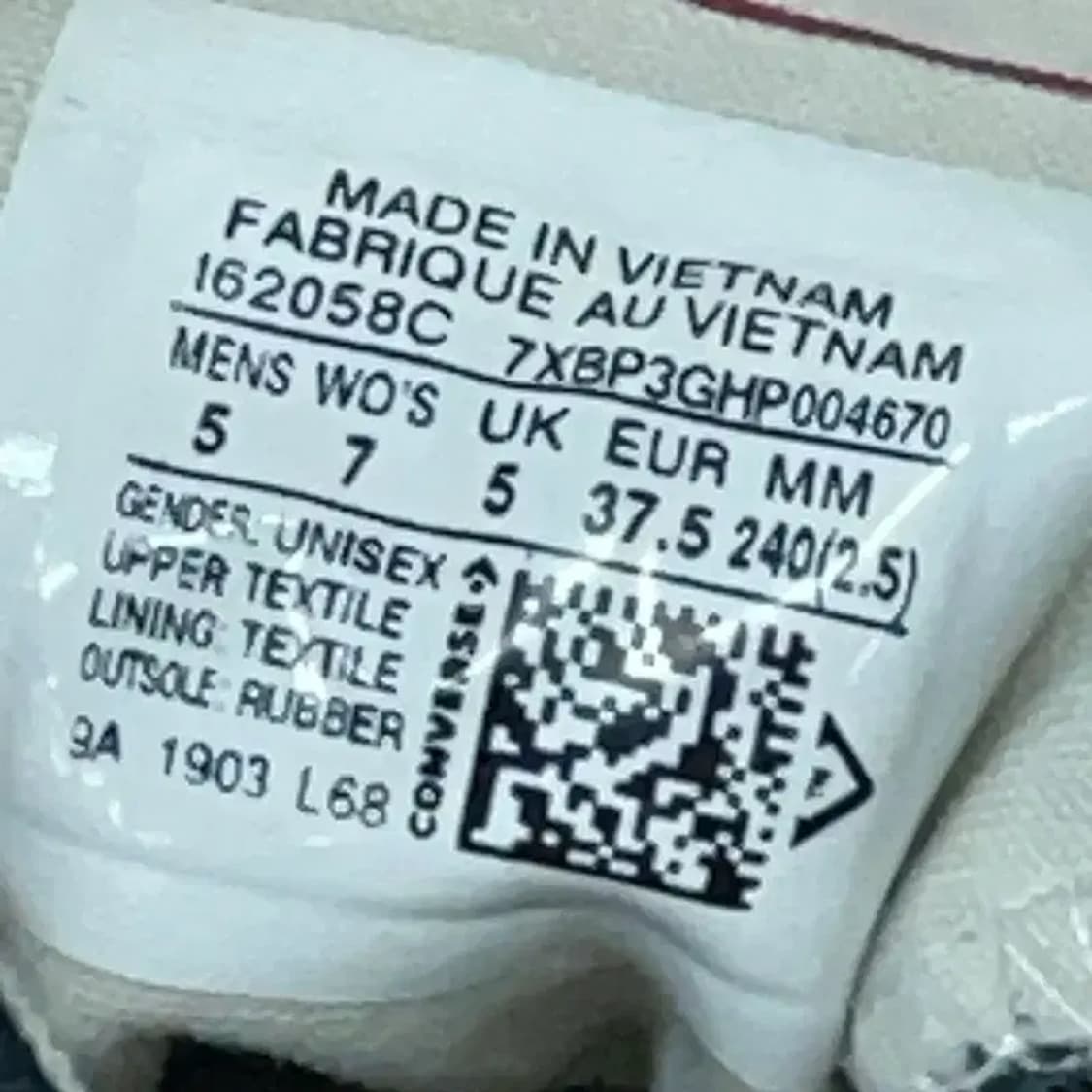 컨버스 척 70 클래식 로우 스니커즈 신발 240 E00373 상품이미지5