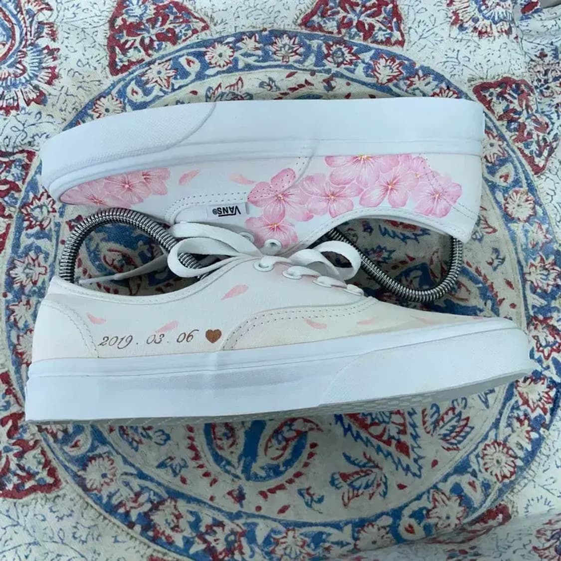 반스 어센틱 꽃신 스니커즈 235 E00374 상품이미지3