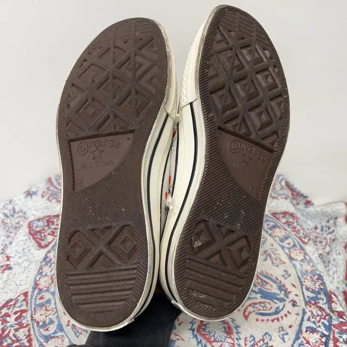 컨버스 척 70 플로럴 스니커즈 운동화 250 E00390 상품이미지4