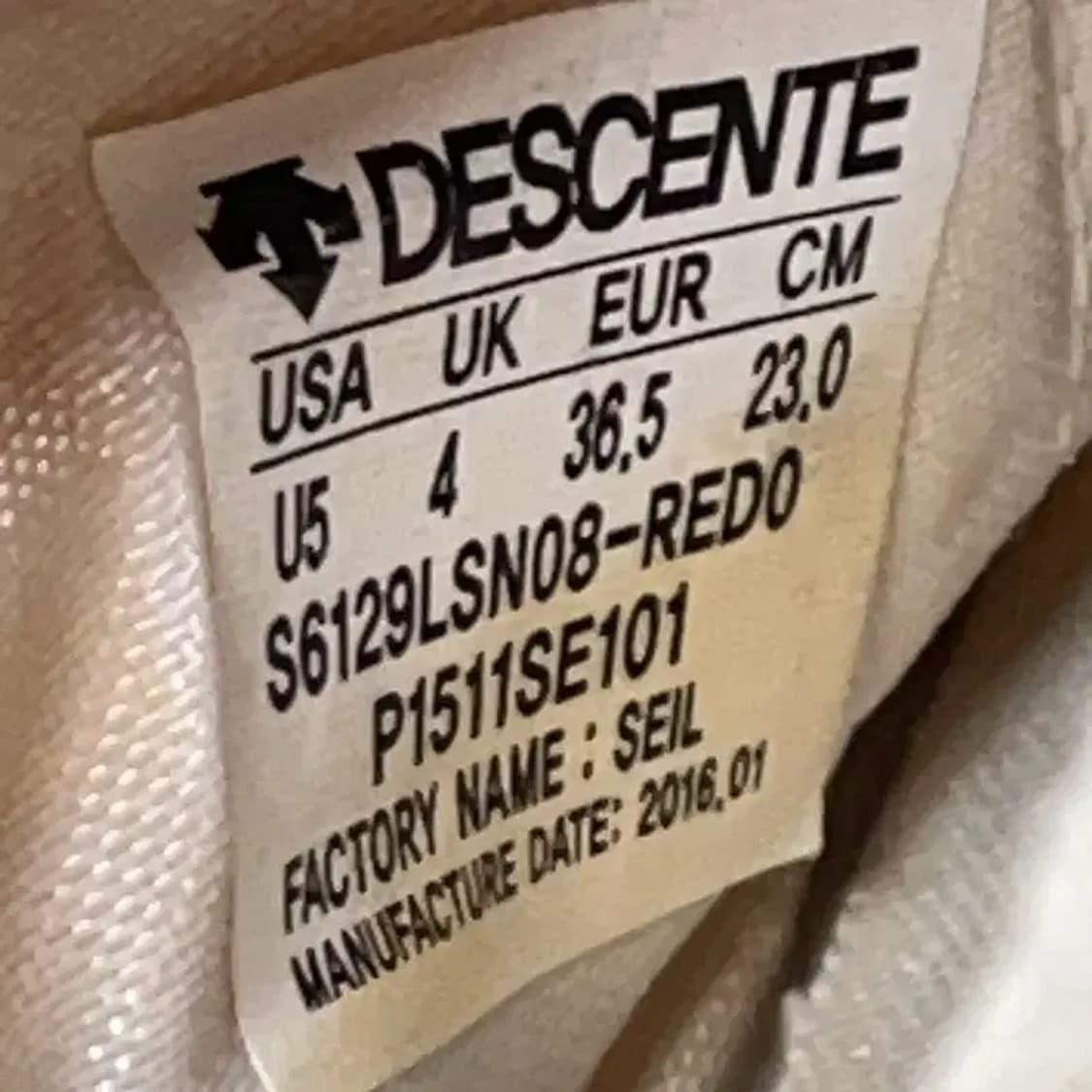 데상트 캐주얼 스니커즈 운동화 230 E00399 상품이미지5