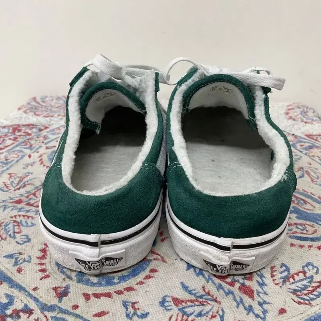 반스 올드스쿨 그린 뮬 털신발 245 E00421 상품이미지2