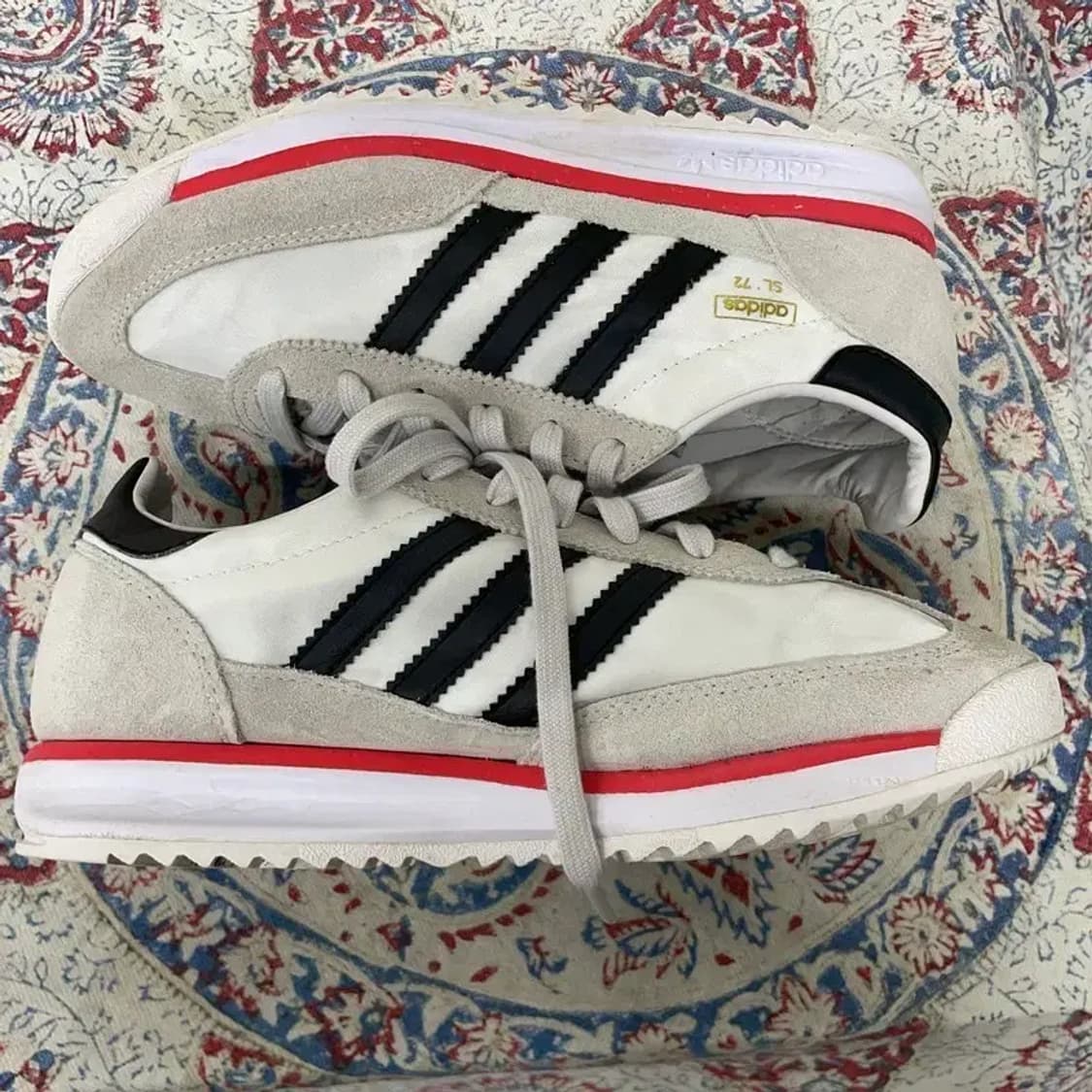 아디다스 화이트 블랙 SL 72 스니커즈 235 E00426 상품이미지3