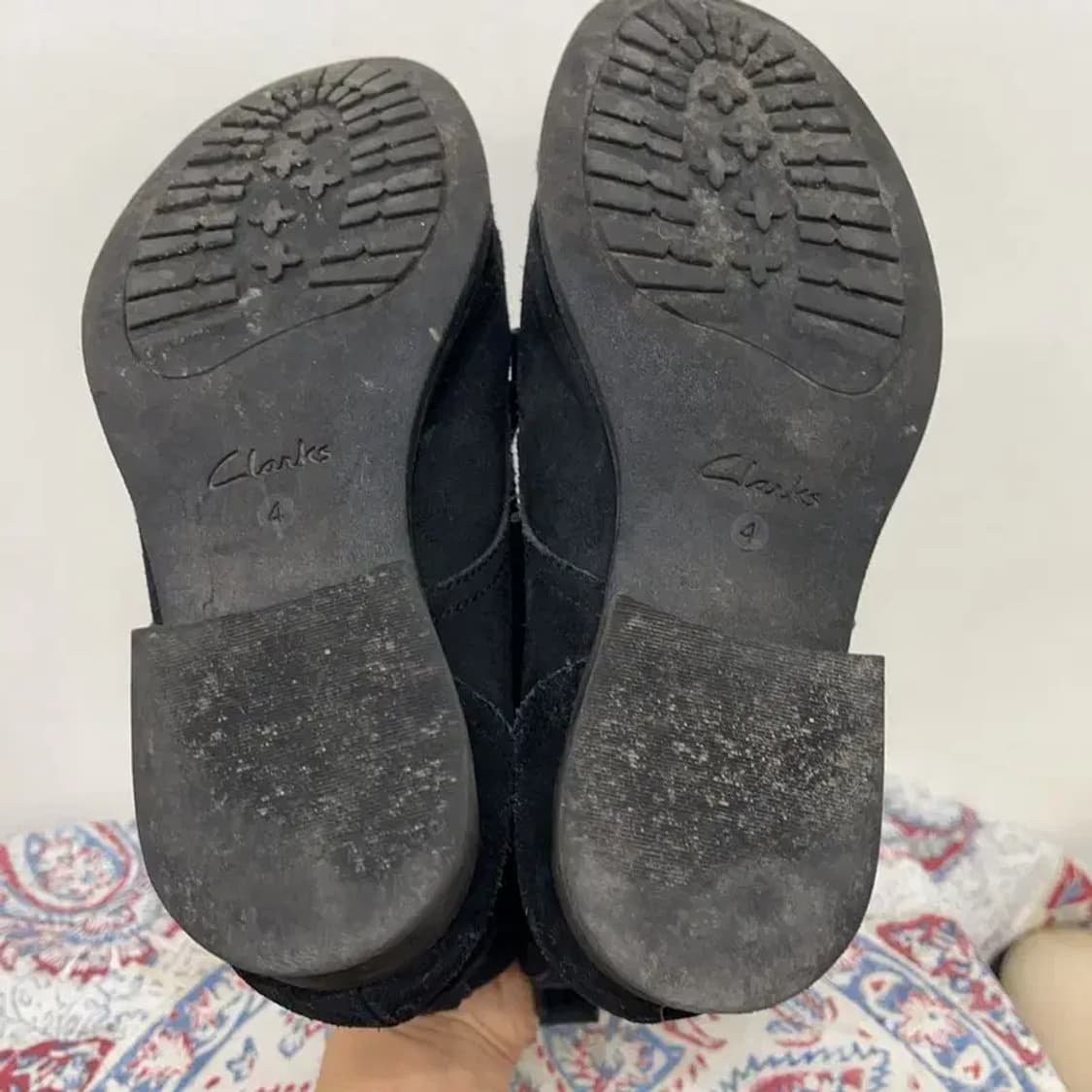 클락스 우먼스 스웨이드 앵클 부츠 235 E00451 상품이미지4