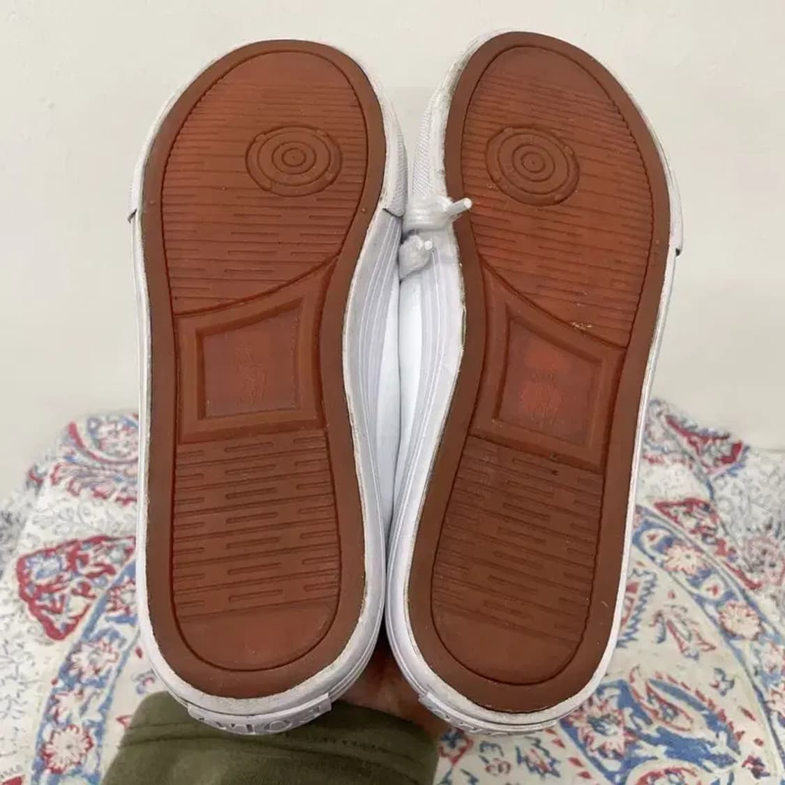 폴로 랄프로렌 가죽 스니커즈 화이트골드 단화 235 E00433 상품이미지4