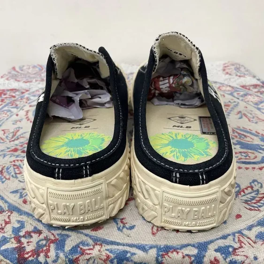 MLB 플레이볼 뮬 플라워 LA다저스 신발 240 E00438 상품이미지2