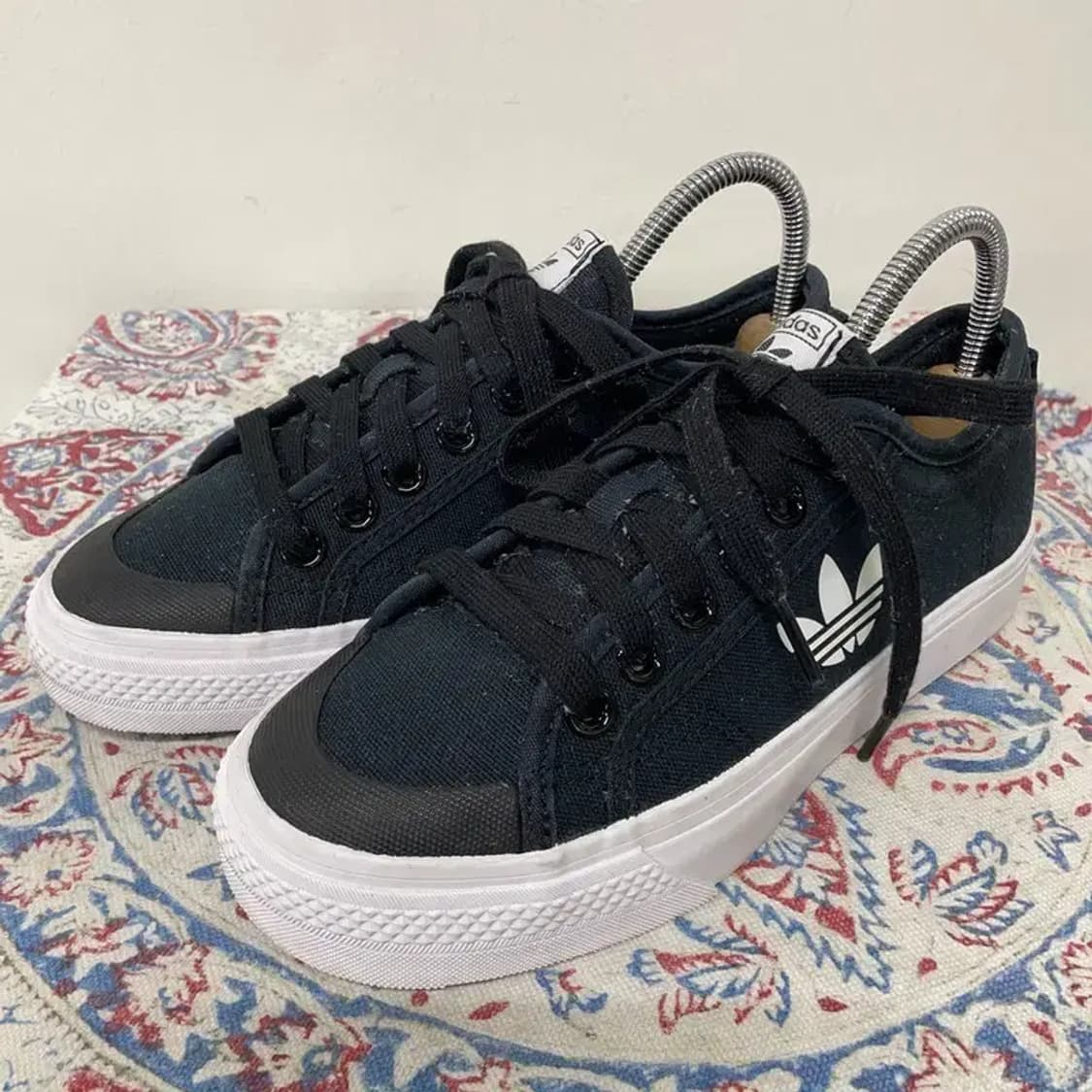 아디다스 니짜 트레포일 블랙 스니커즈 225 E00440 상품이미지1