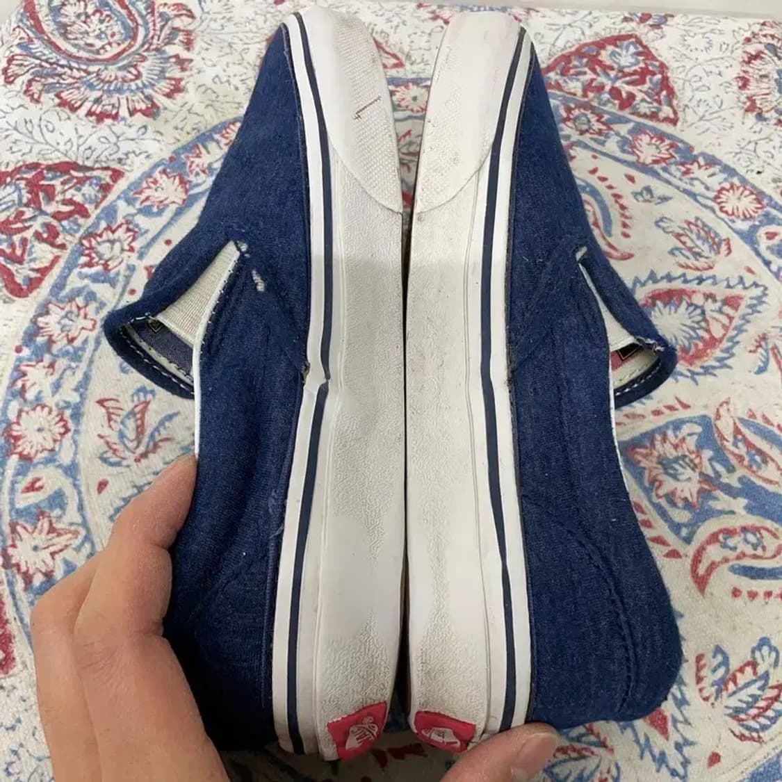 반스 빈티지 데님 슬립온 신발 225 E00442 상품이미지3