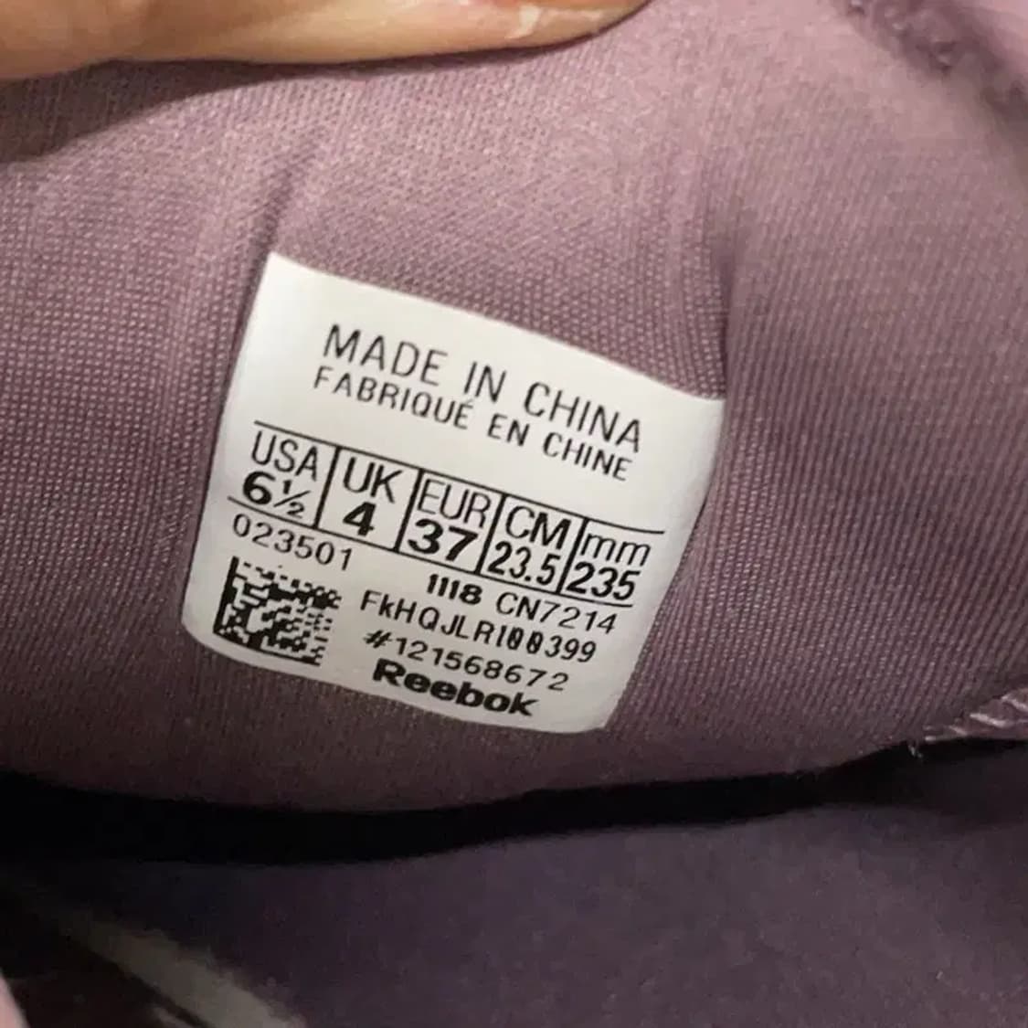 리복 프린트 런 런닝화 운동화 235 E00443 상품이미지5