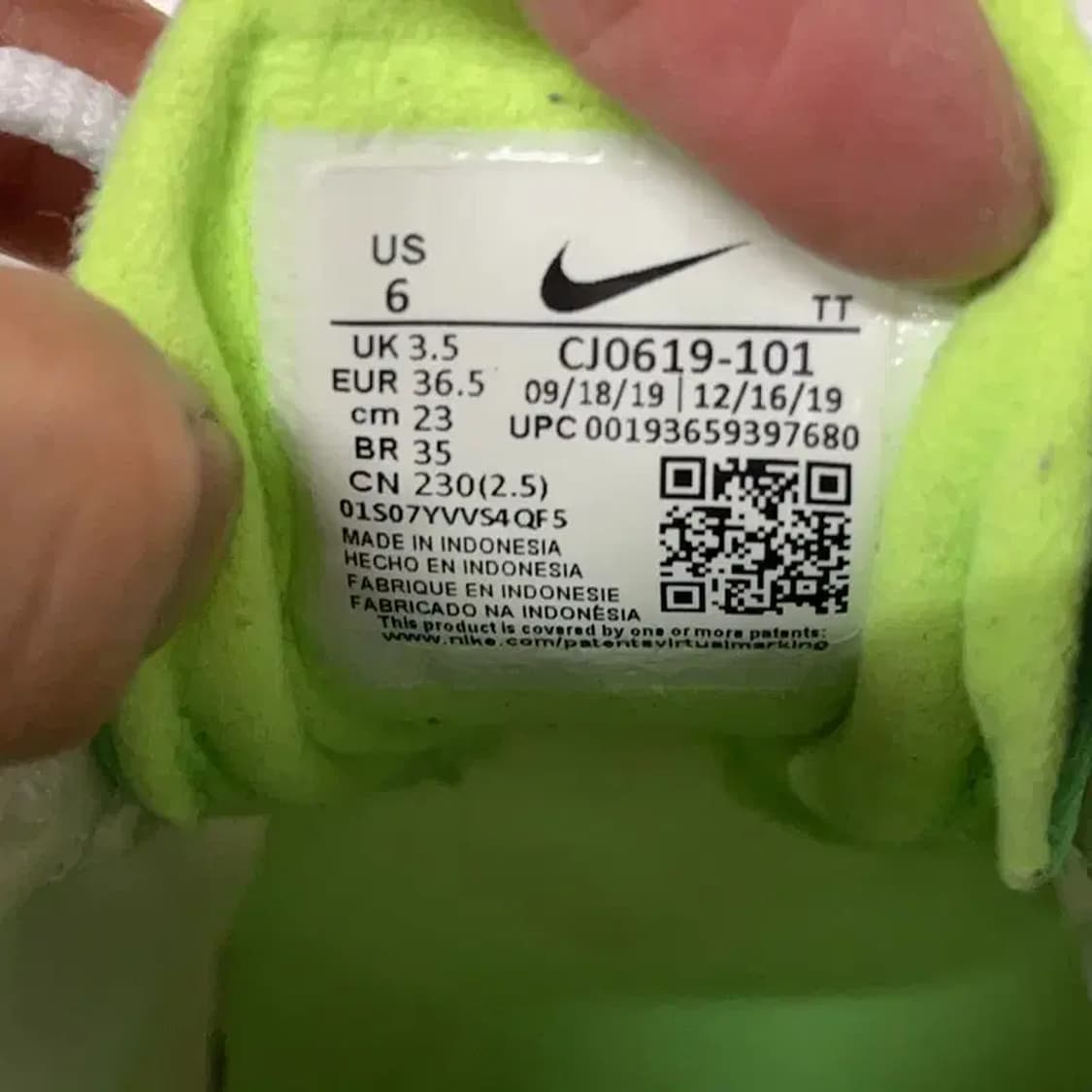 나이키 에어맥스 리액트 우먼스 런닝화 운동화 230 E00448 상품이미지5