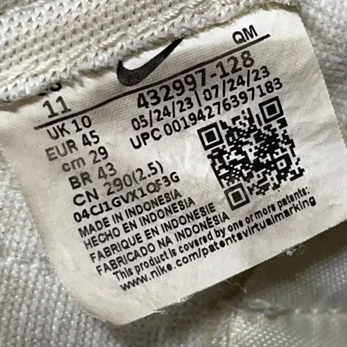 나이키 킬샷2 레더 스니커즈 신발 290 E00455 상품이미지5