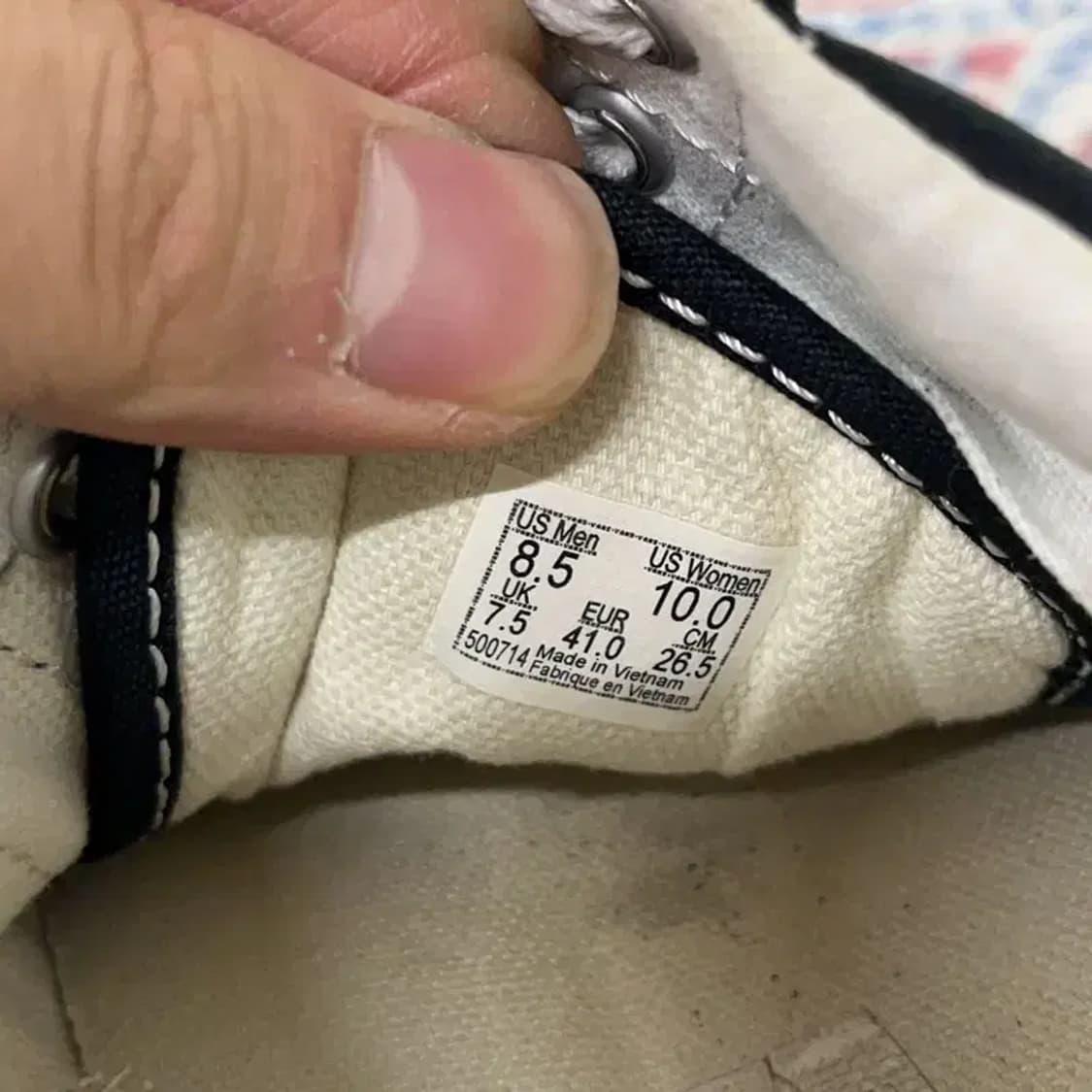 반스 올드스쿨 블랙 스니커즈 265 E00464 상품이미지5