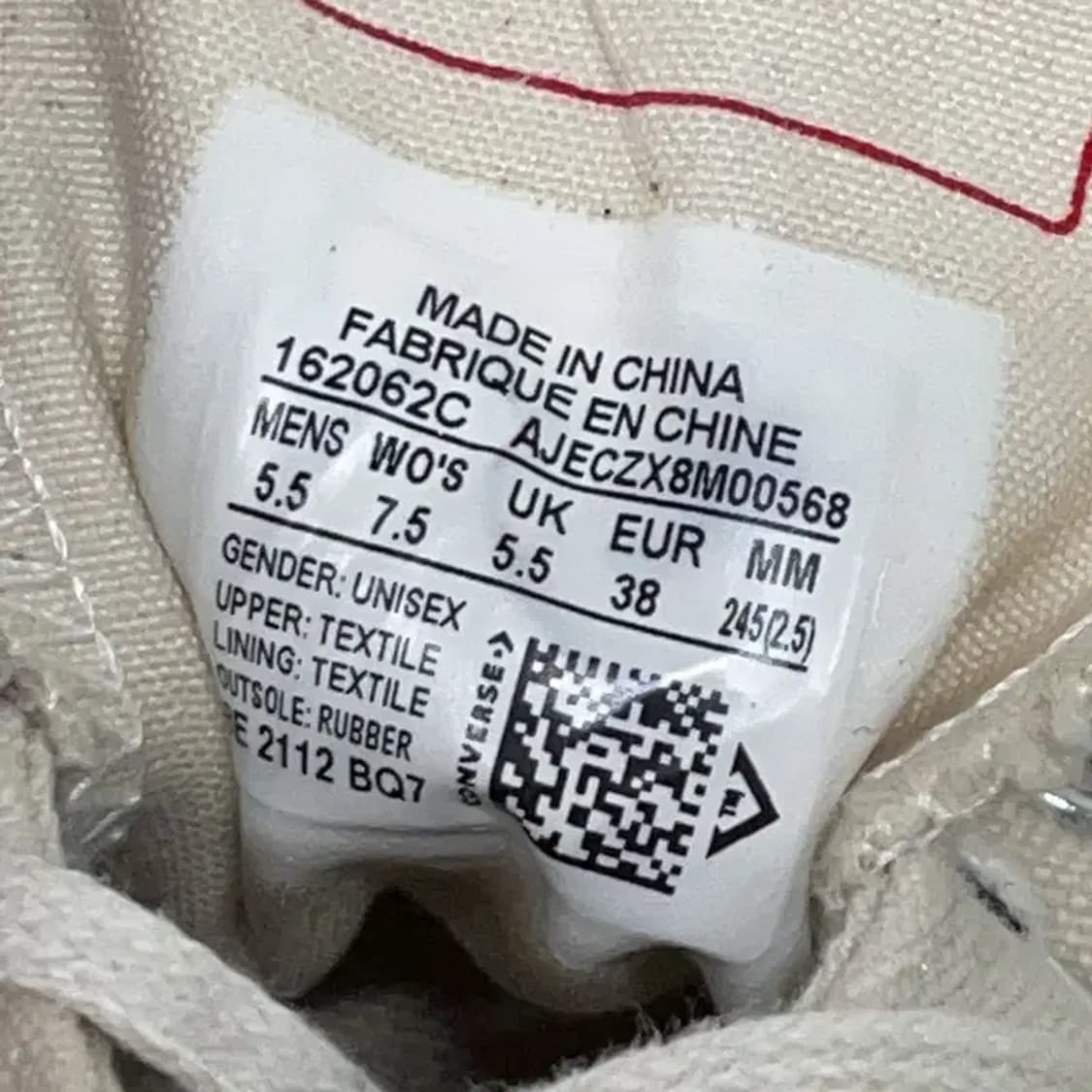 컨버스 척 70 클래식 파치먼트 스니커즈 245 E00467 상품이미지5