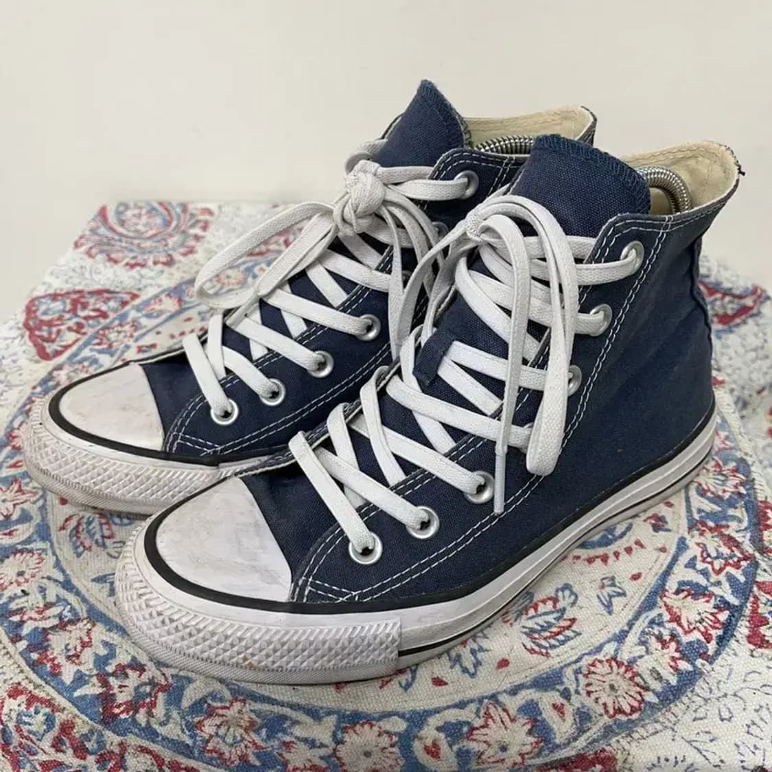 컨버스 척 테일러 올스타 하이 클래식 네이비 스니커즈 240 E00468 상품이미지1