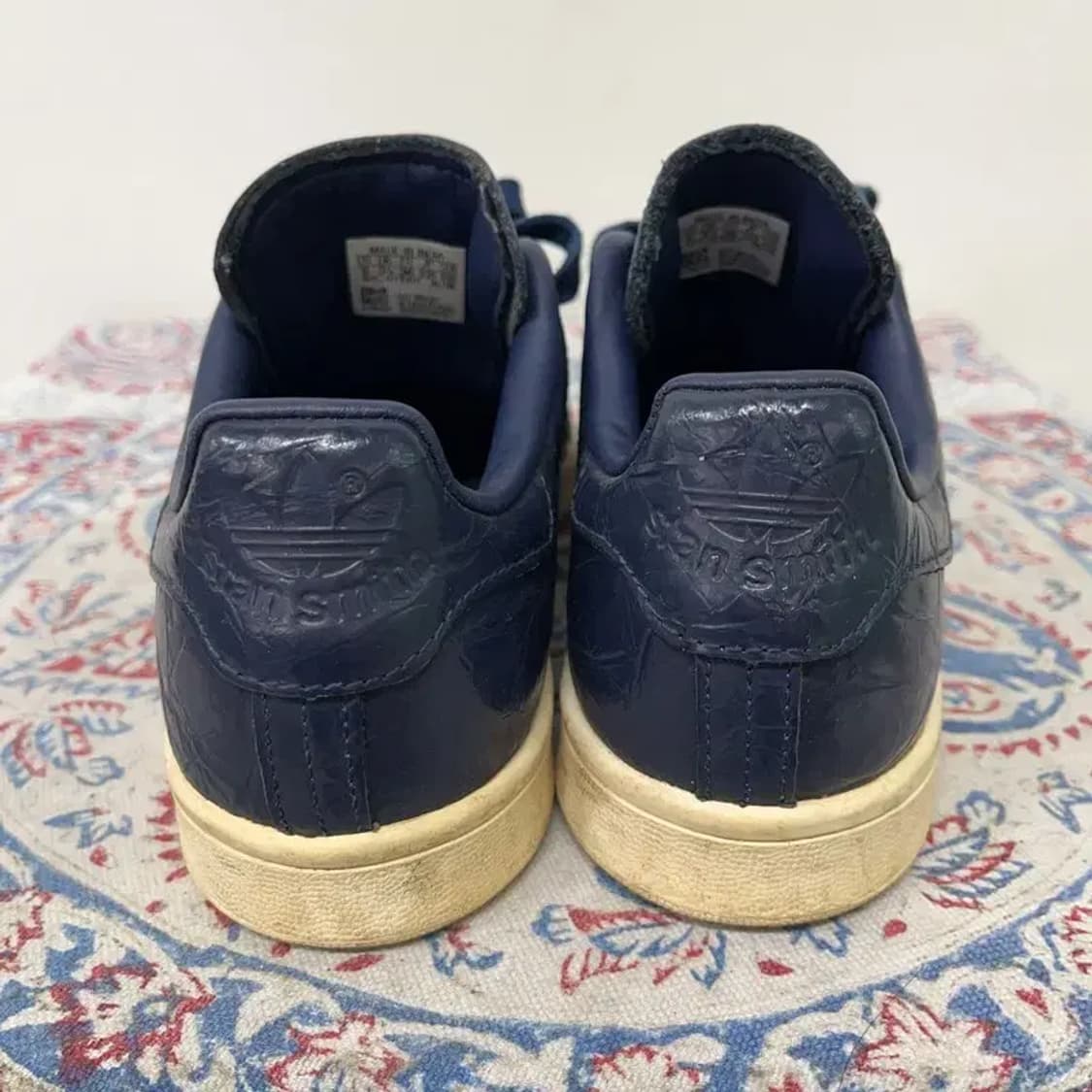 아디다스 스탠스미스 레더 네이비 스니커즈 220 E00469 상품이미지2