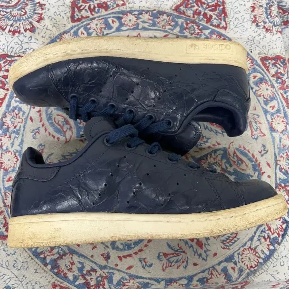 아디다스 스탠스미스 레더 네이비 스니커즈 220 E00469 상품이미지3