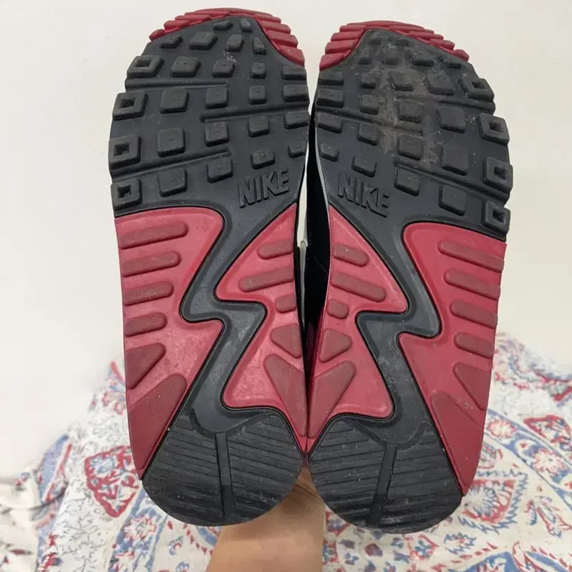 나이키 에어맥스 90 다크 팀 레드 운동화 런닝화 260 E00475 상품이미지4