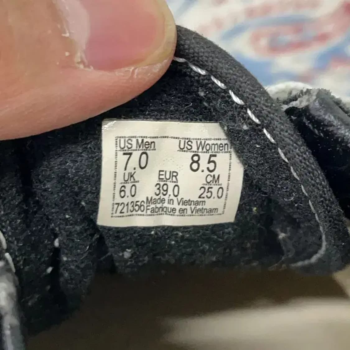 반스 올드스쿨 블랙 스니커즈 250 E00483 상품이미지5