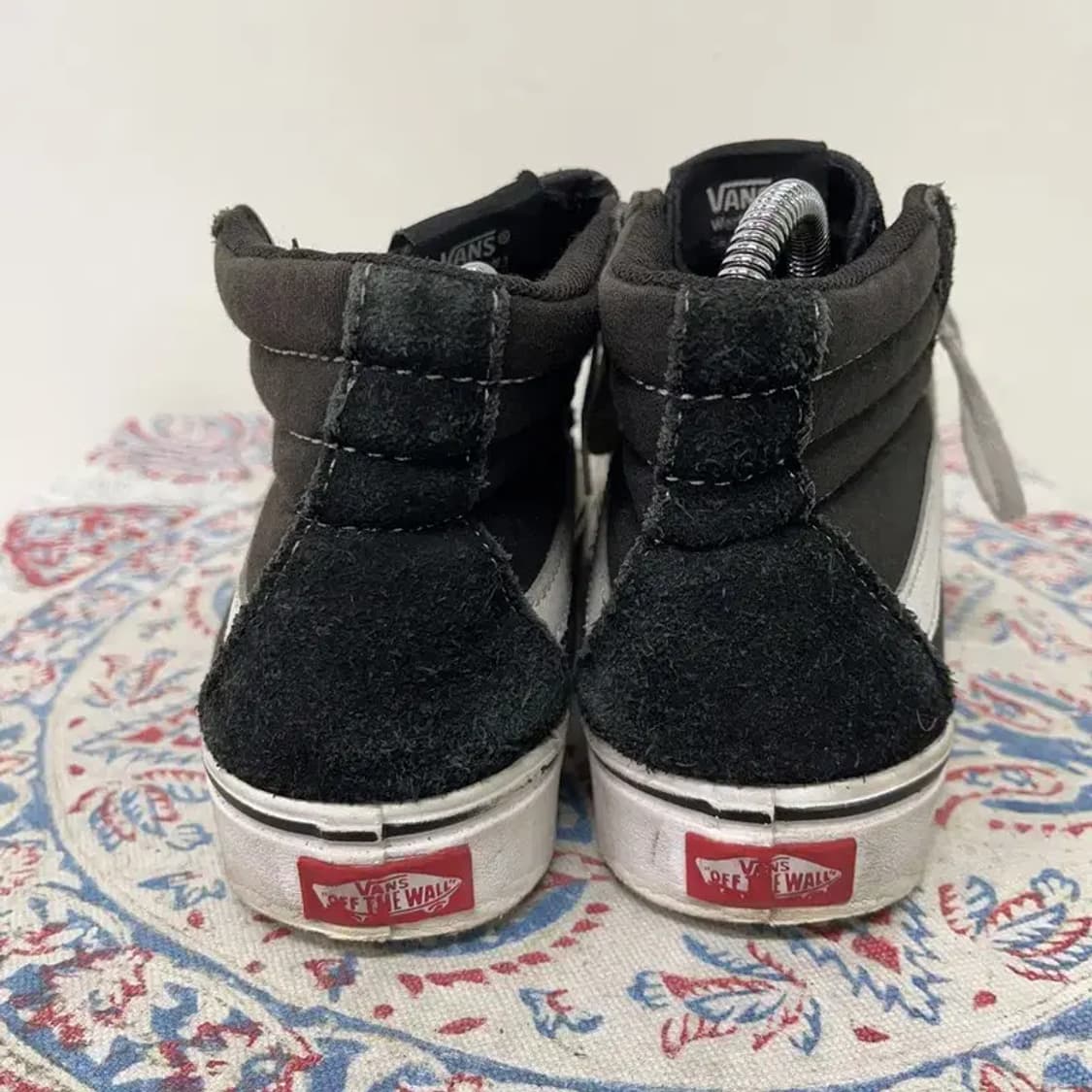 반스 스케이트 하이 블랙 스니커즈 245 E00484 상품이미지2