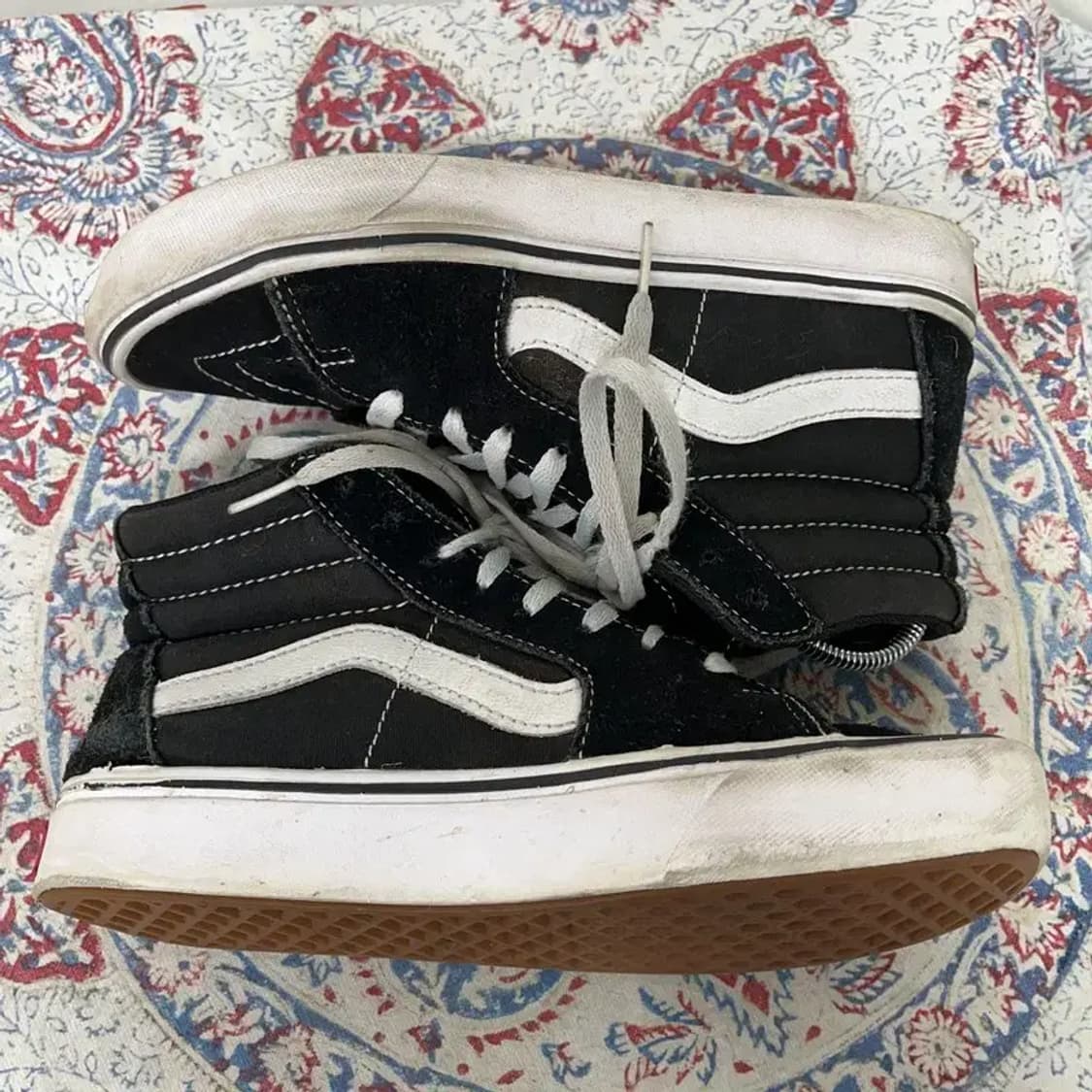 반스 스케이트 하이 블랙 스니커즈 245 E00484 상품이미지3