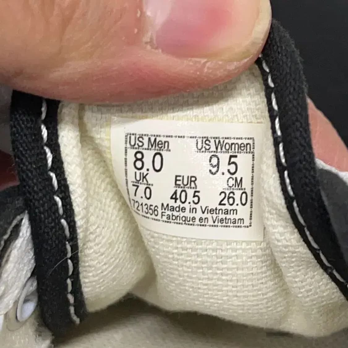 반스 올드스쿨 블랙 스니커즈 260 E00489 상품이미지5