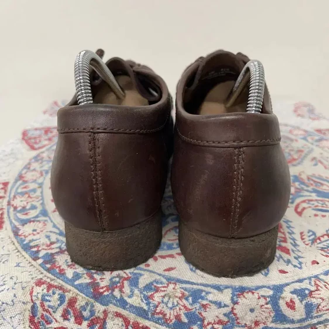 클락스 왈라비 브라운 레더 신발 UK6.5 E00500 상품이미지2