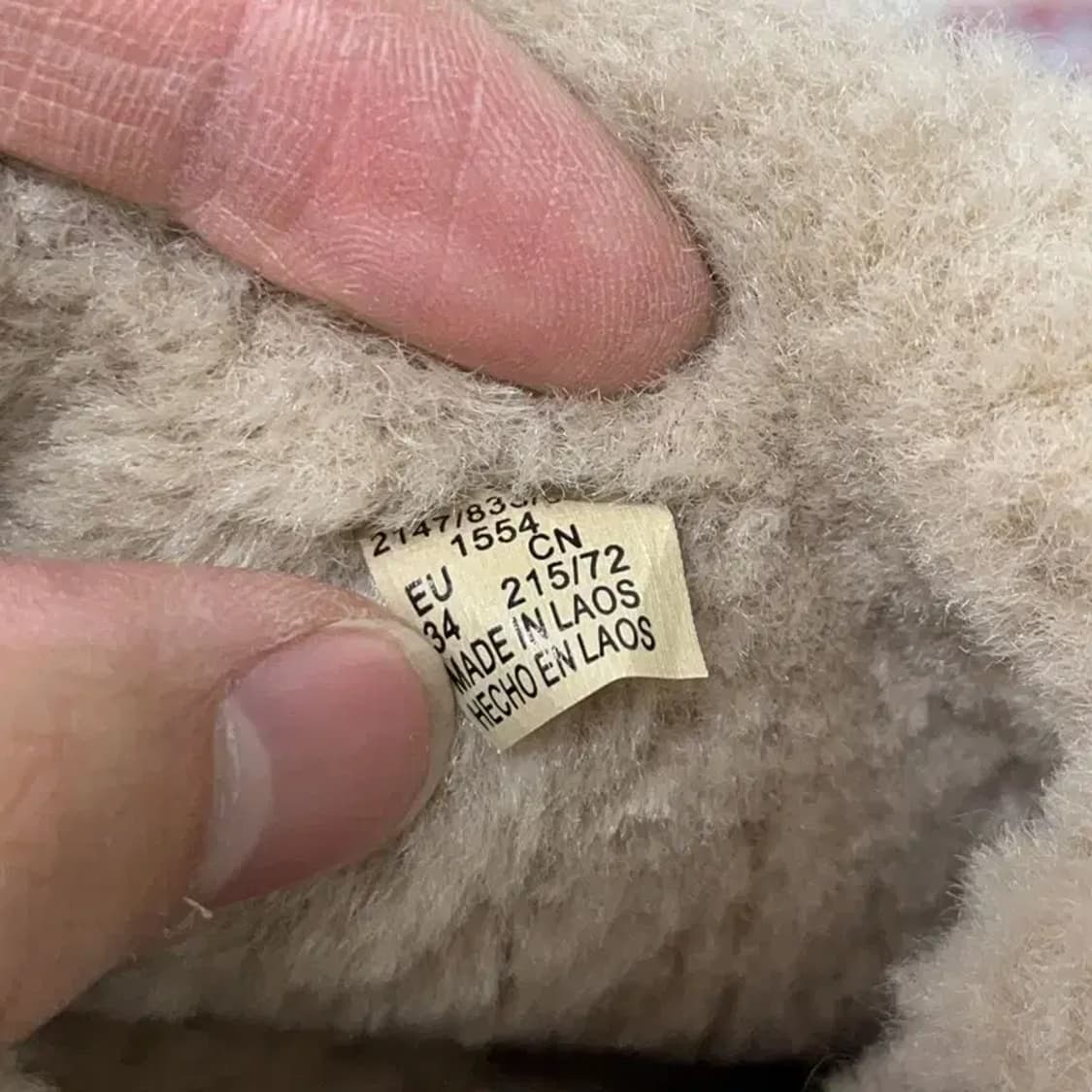 자라 ZARA 스웨이드 부츠 겨울신발 털신발 EU34 E00510 상품이미지5