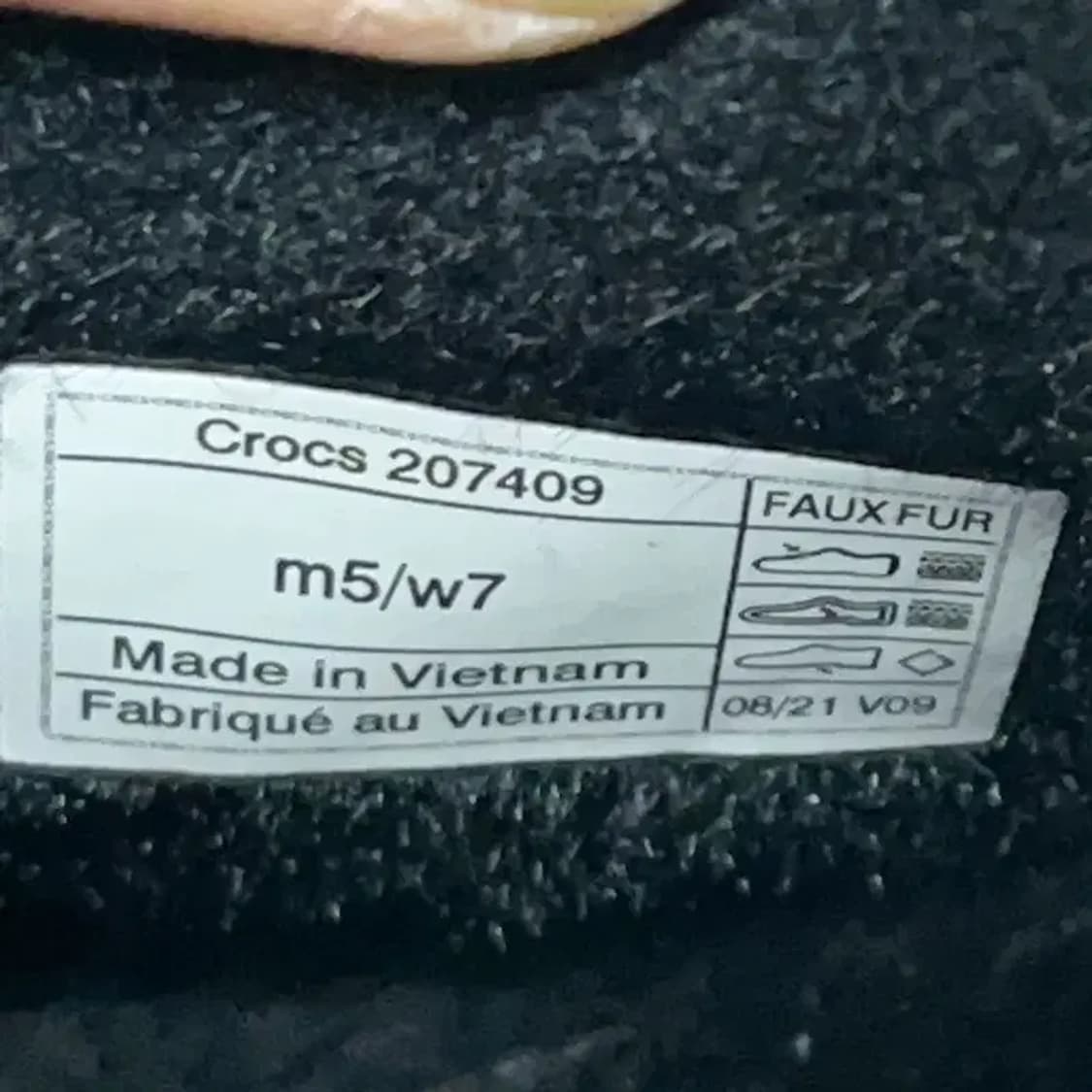 크록스 맘모스 참 클로그 신발 W7 E00507 상품이미지7