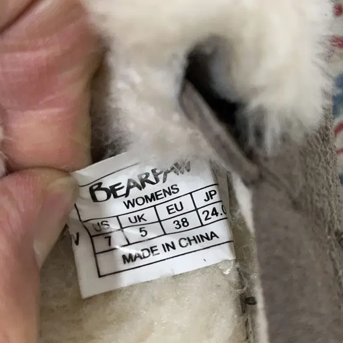 베어파우 방한화 겨울신발 털신발 240 E00512 상품이미지5
