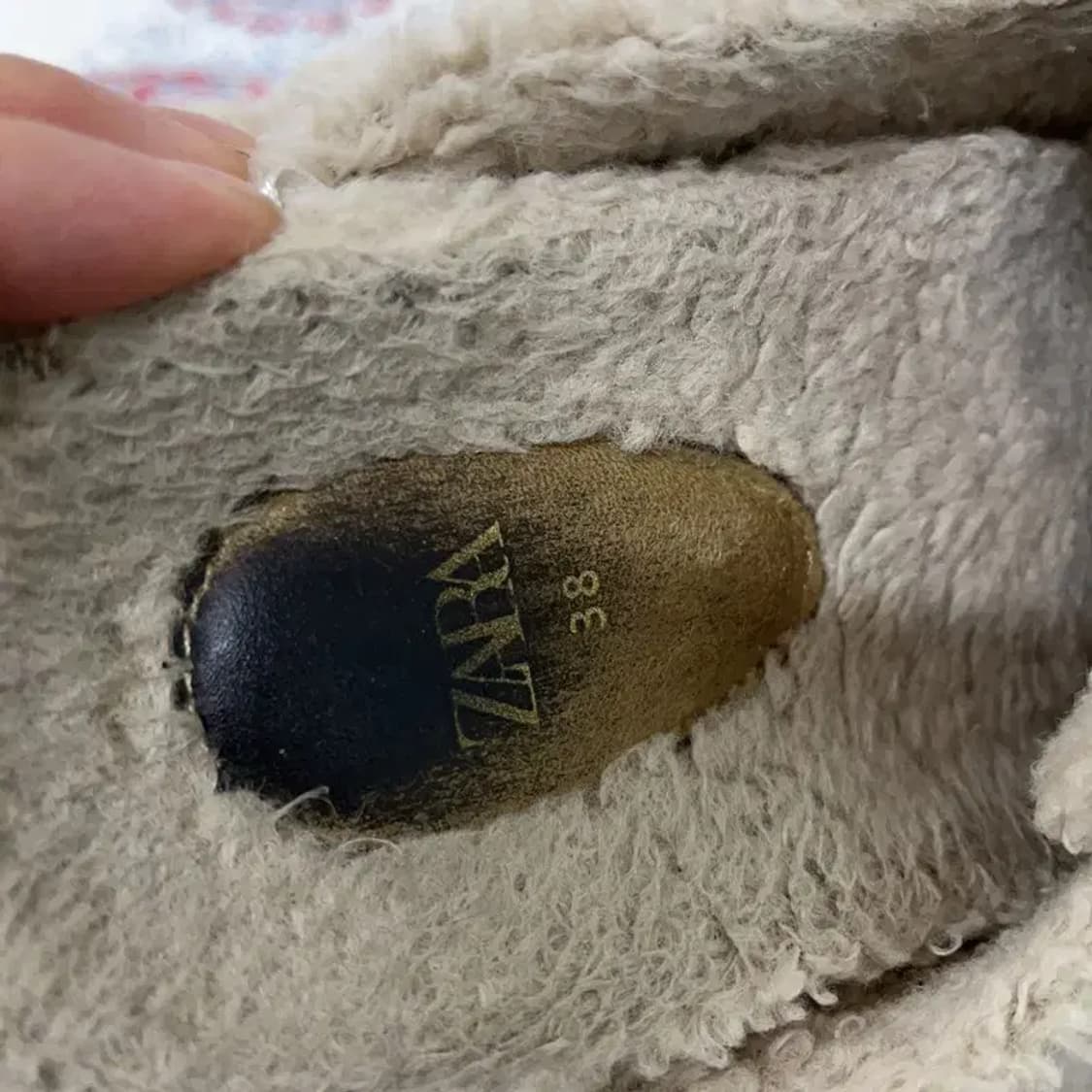 자라 ZARA 털 슬리퍼 겨울신발 38 E00515 상품이미지4