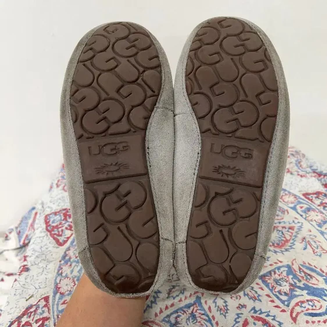 어그 앤슬리 여성로퍼 플랫 그레이 겨울신발 털신발 230 E00516 상품이미지4