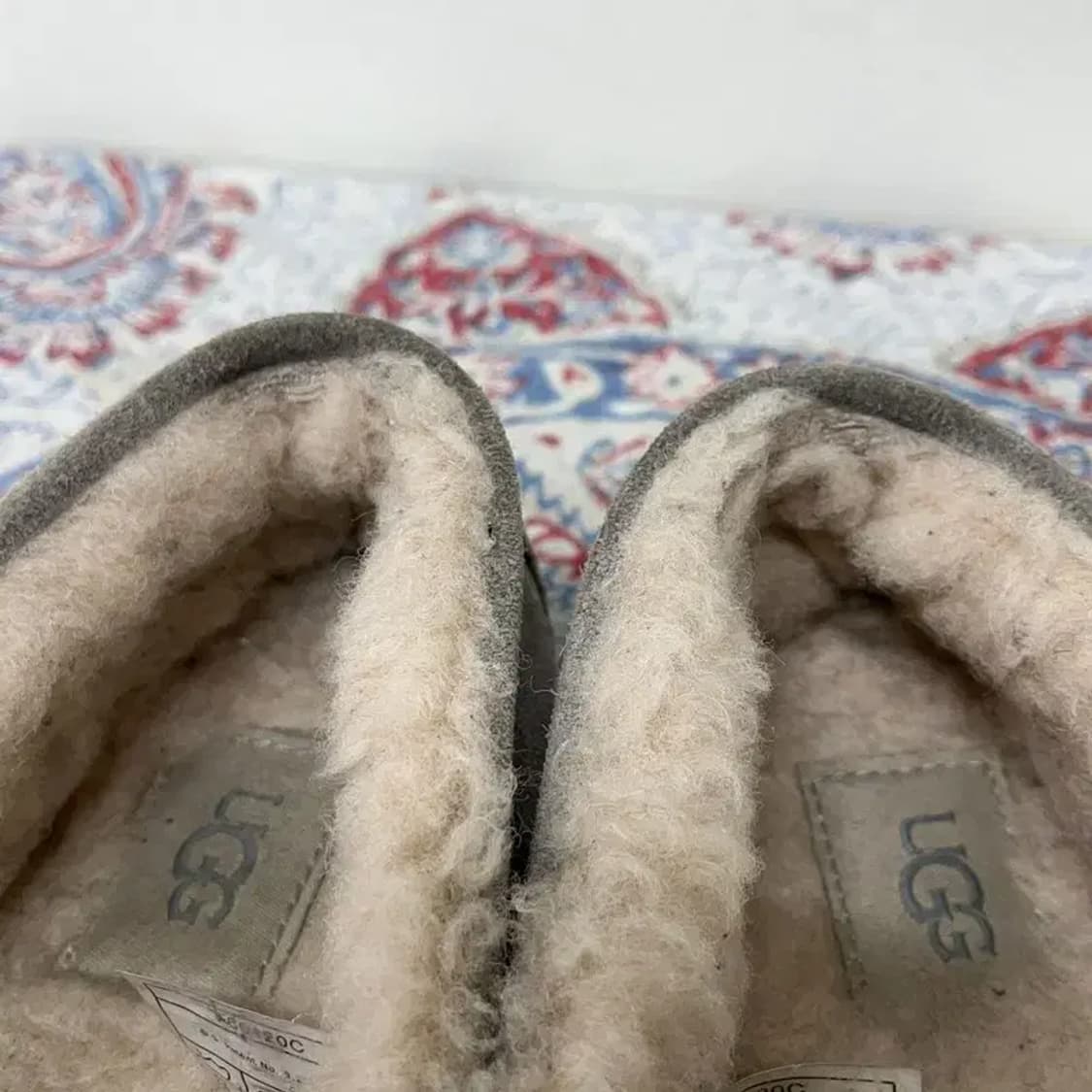 어그 앤슬리 여성로퍼 플랫 그레이 겨울신발 털신발 230 E00516 상품이미지8