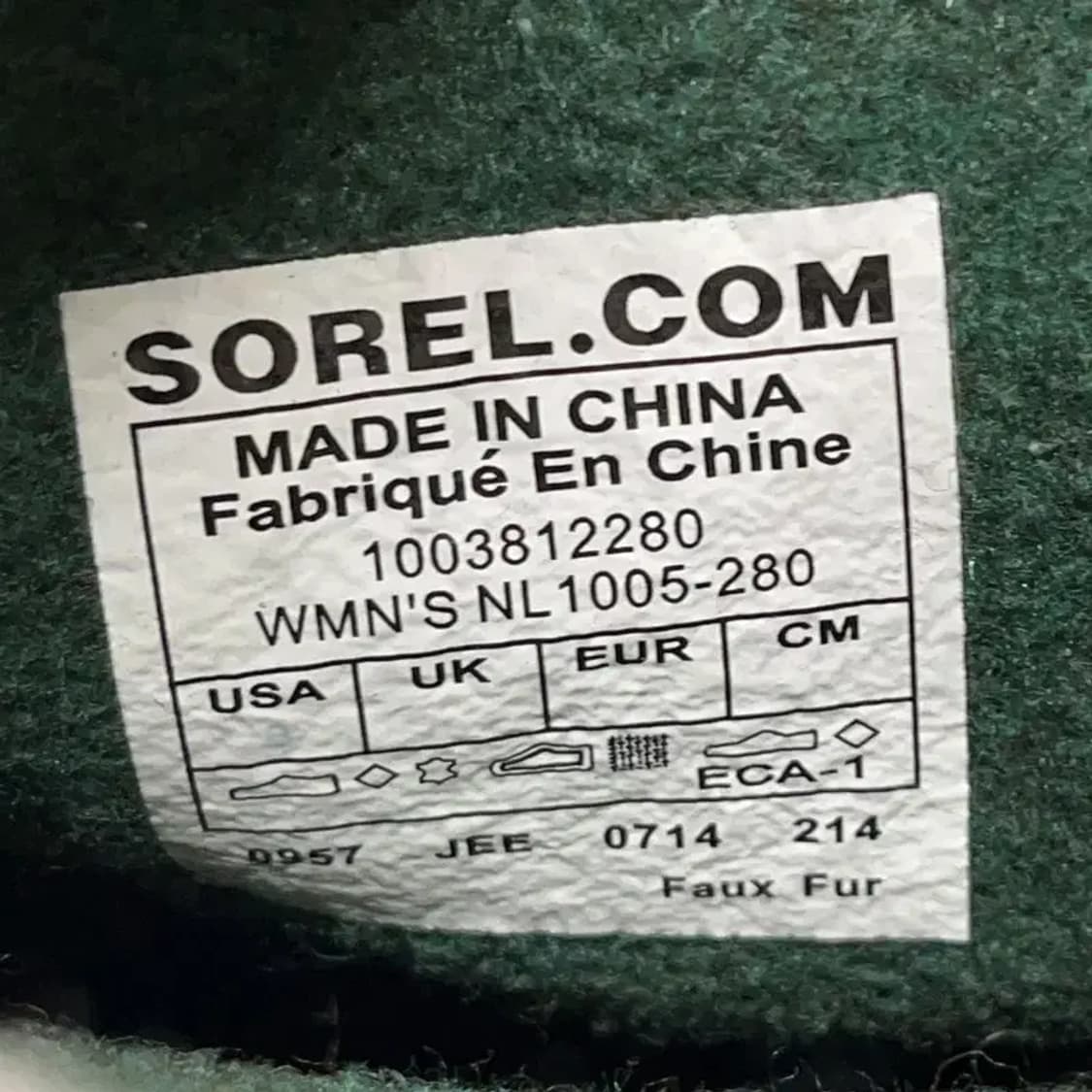 SOREL 소렐 털신발 겨울신발 방한화 260 E00534 상품이미지5