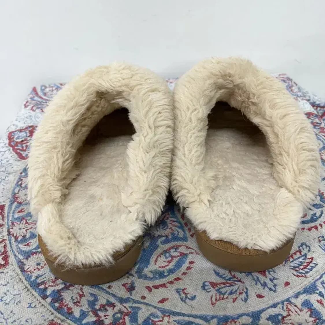 어그 UGG 베이지 털 슬리퍼 250 E00544 상품이미지2