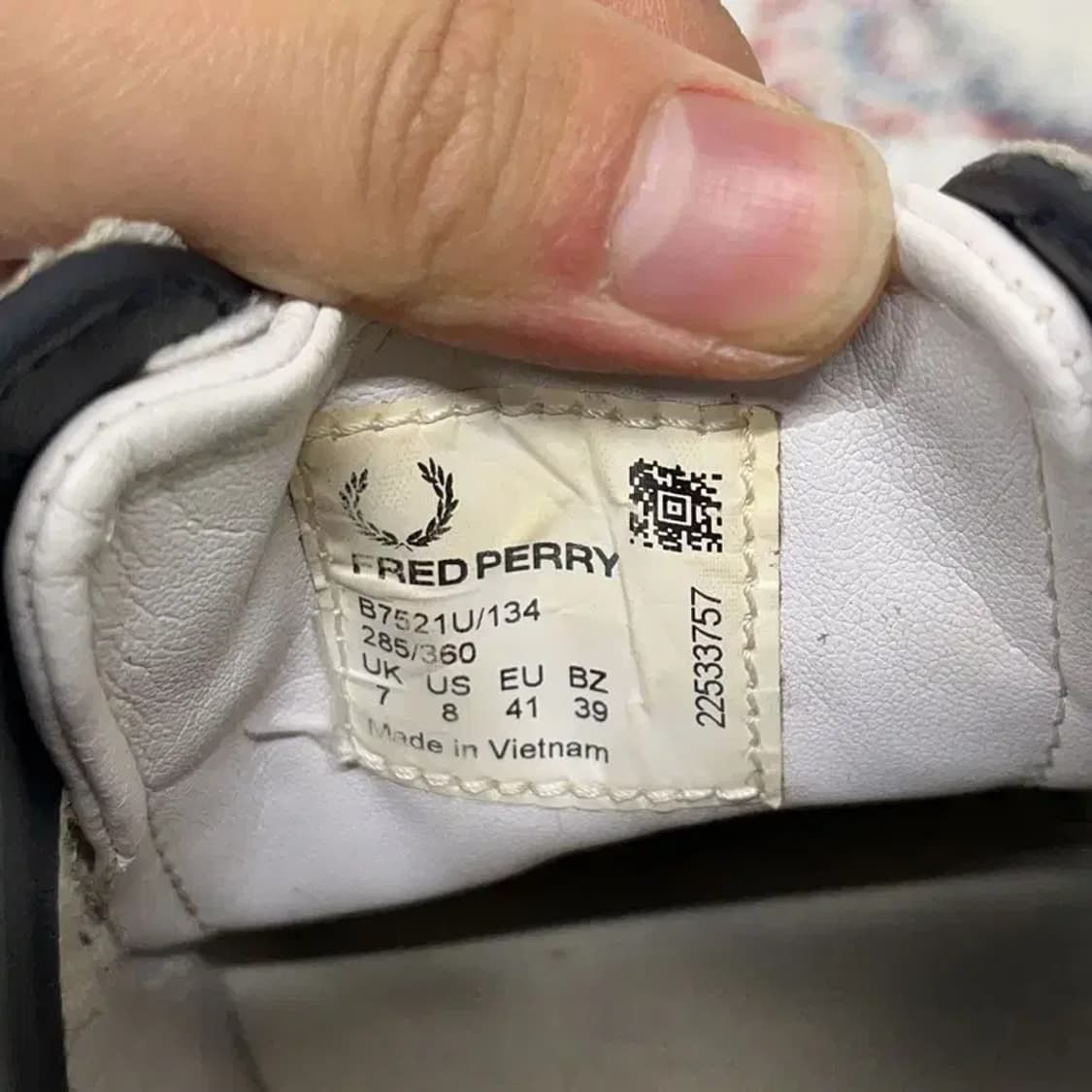 프레드페리 캐주얼 스니커즈 신발 260 E00531 상품이미지5
