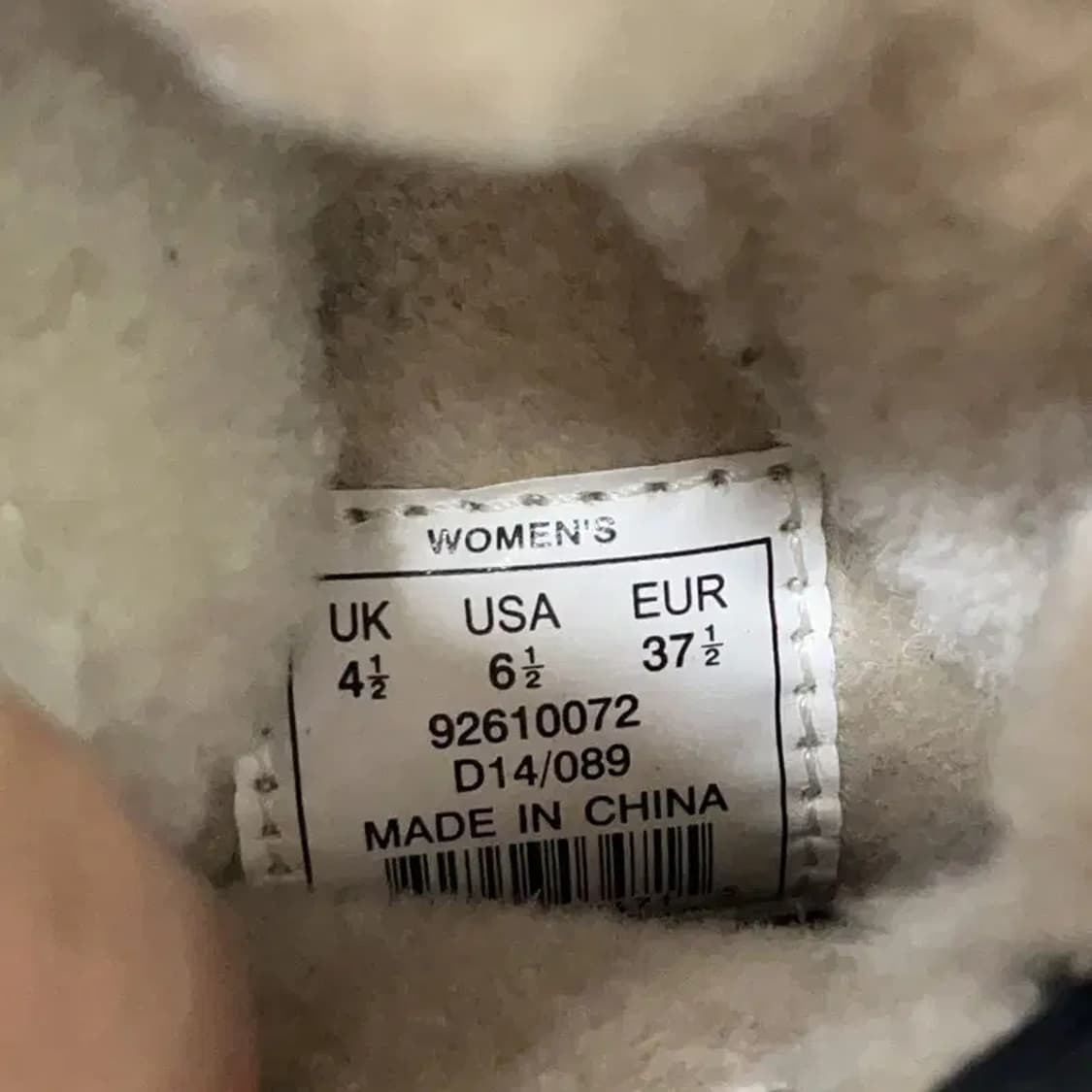 팔라디움 배기뉴버크 블랙 양털부츠 4.5 E00548 상품이미지6