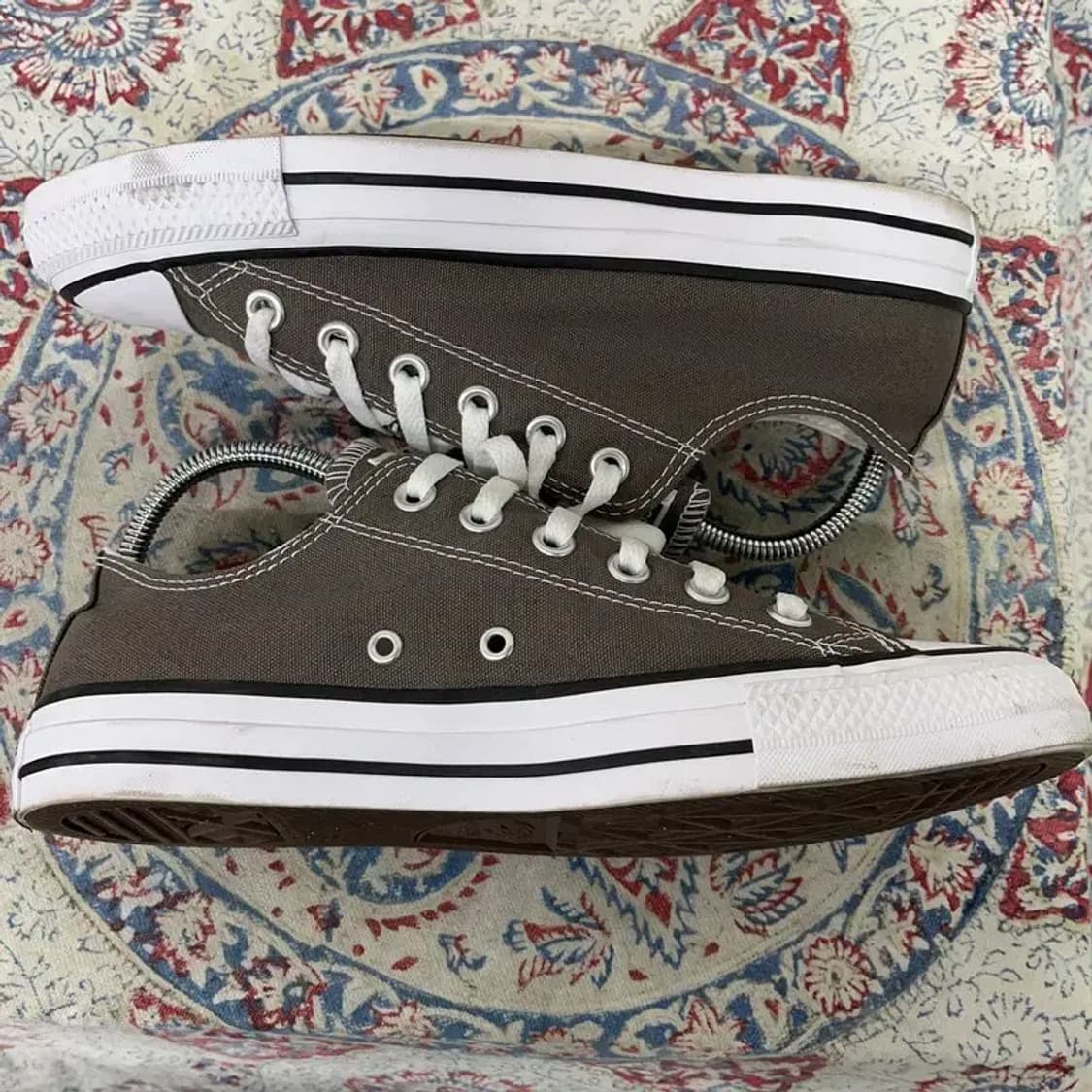 컨버스 척테일러 올스타 클래식 로우 스니커즈 차콜 250 E00554 상품이미지3