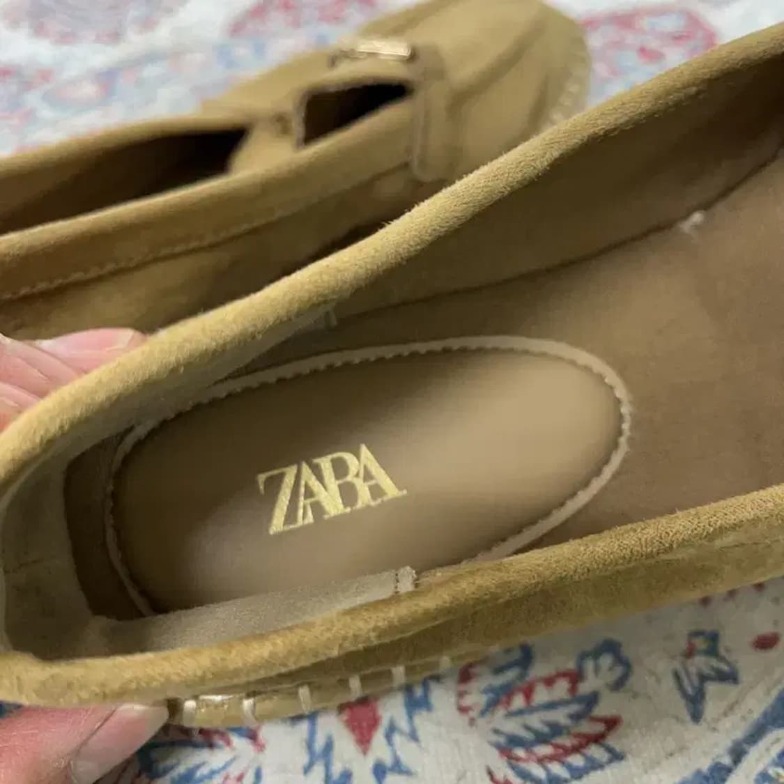 자라 ZARA 버클 스웨이드 에스파듀 255 E00582 상품이미지6