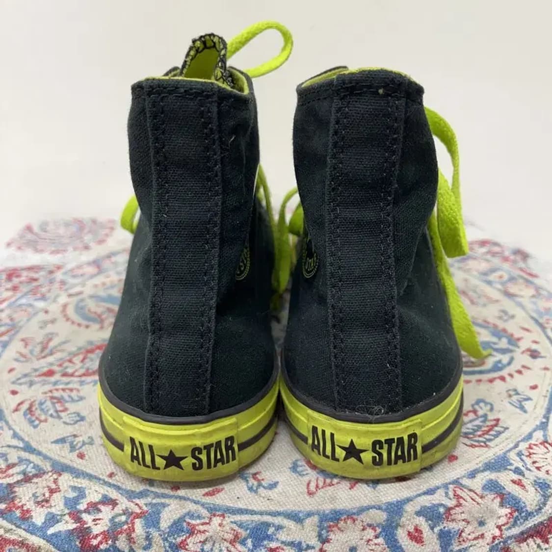 컨버스 척테일러 올스타 하이 형광 스니커즈 운동화 250 E00592 상품이미지2